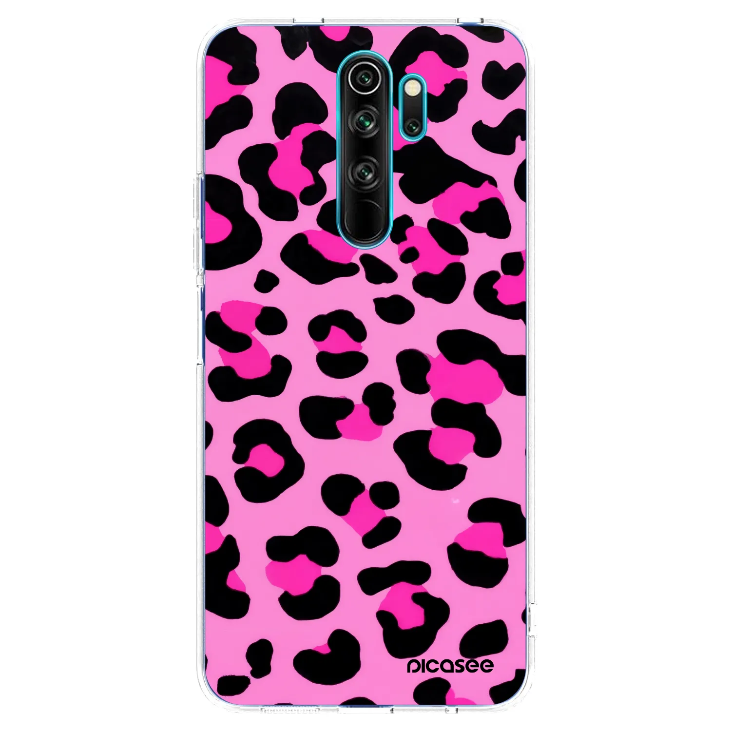 Picasee silikónový prehľadný obal pre Xiaomi Redmi Note 8 Pro - Pink Tiger