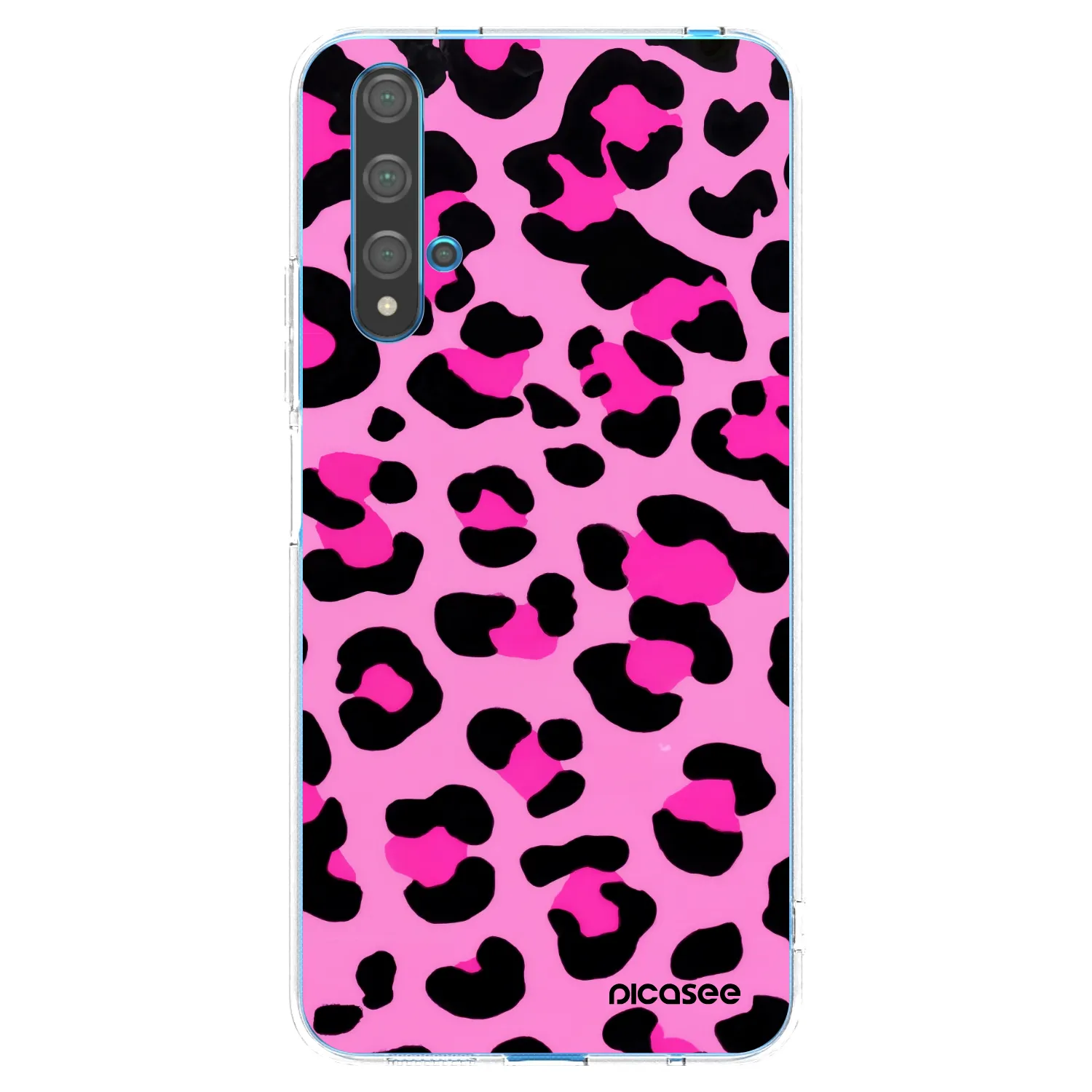 Picasee silikónový prehľadný obal pre Huawei Nova 5T - Pink Tiger