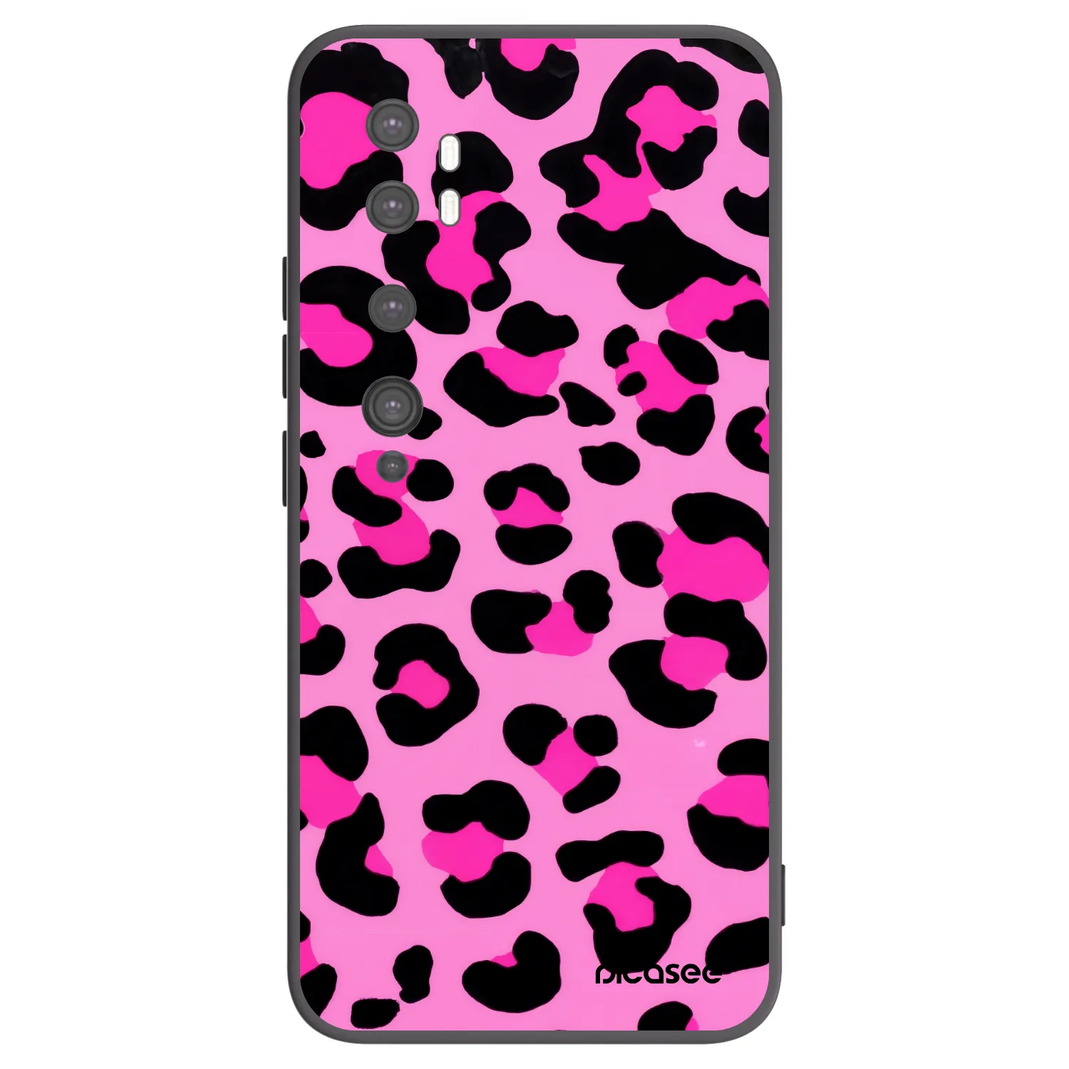 Picasee silikónový čierny obal pre Xiaomi Mi Note 10 (Pro) - Pink Tiger