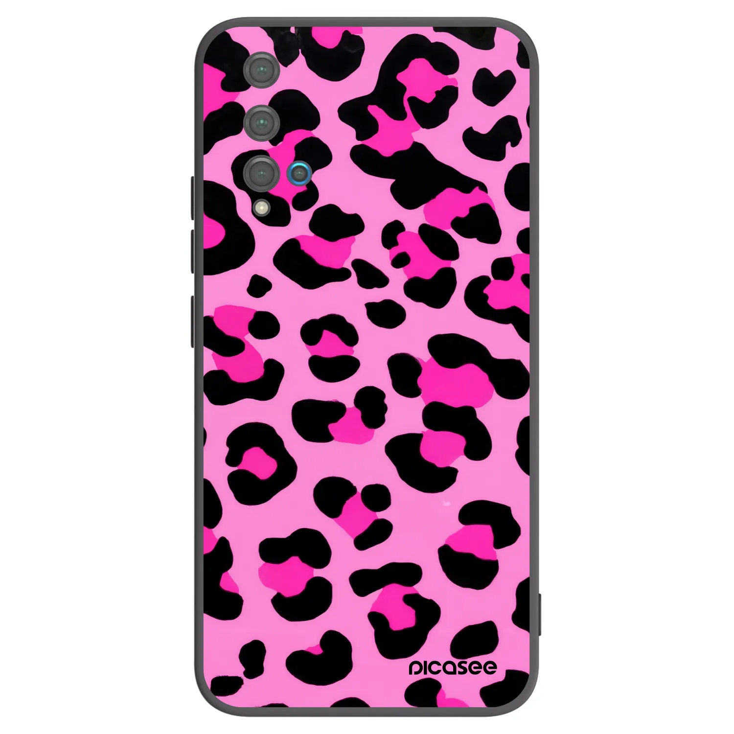 Picasee silikónový čierny obal pre Huawei Nova 5T - Pink Tiger