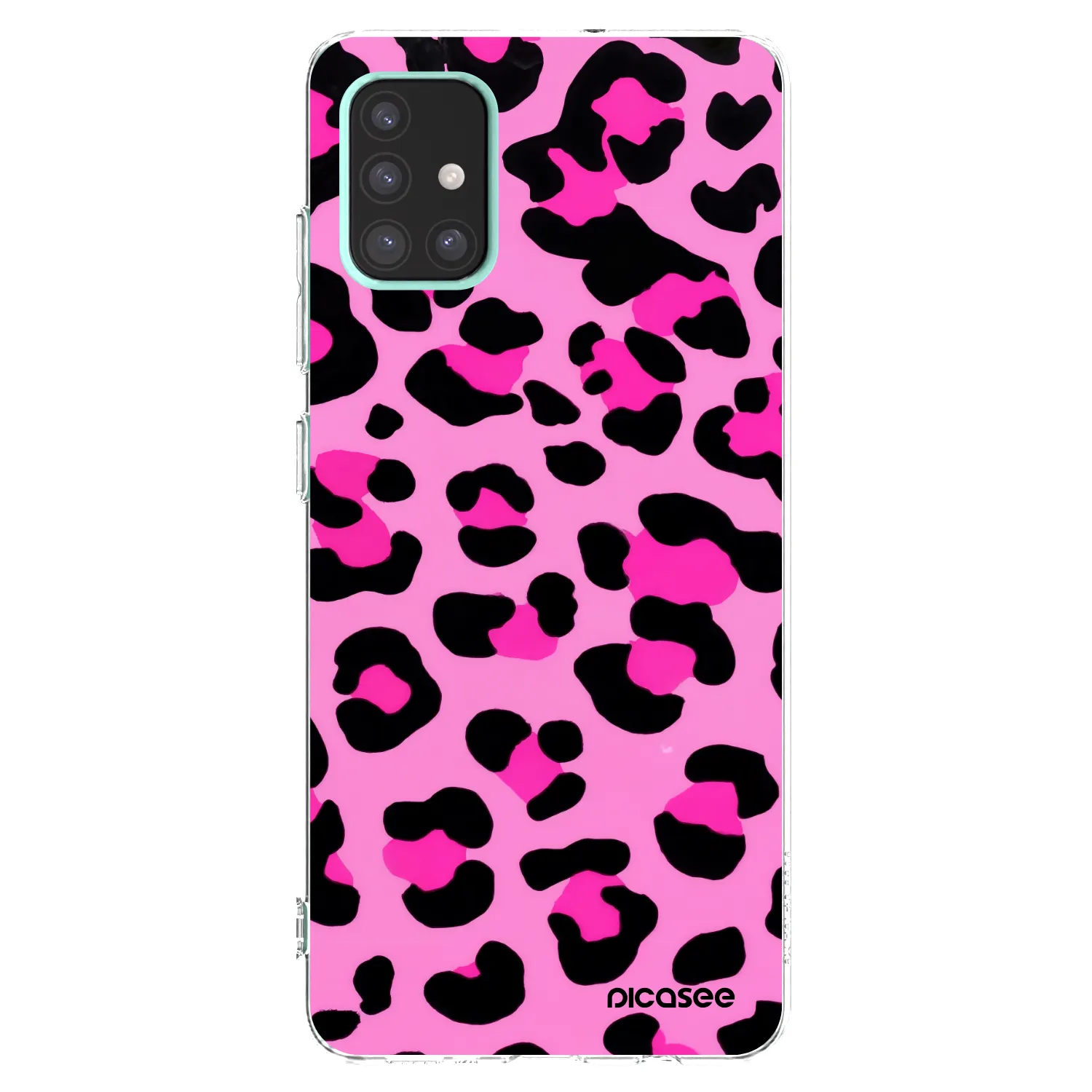 Silikónový prehľadný obal pre Samsung Galaxy A51 A515F - Pink Tiger