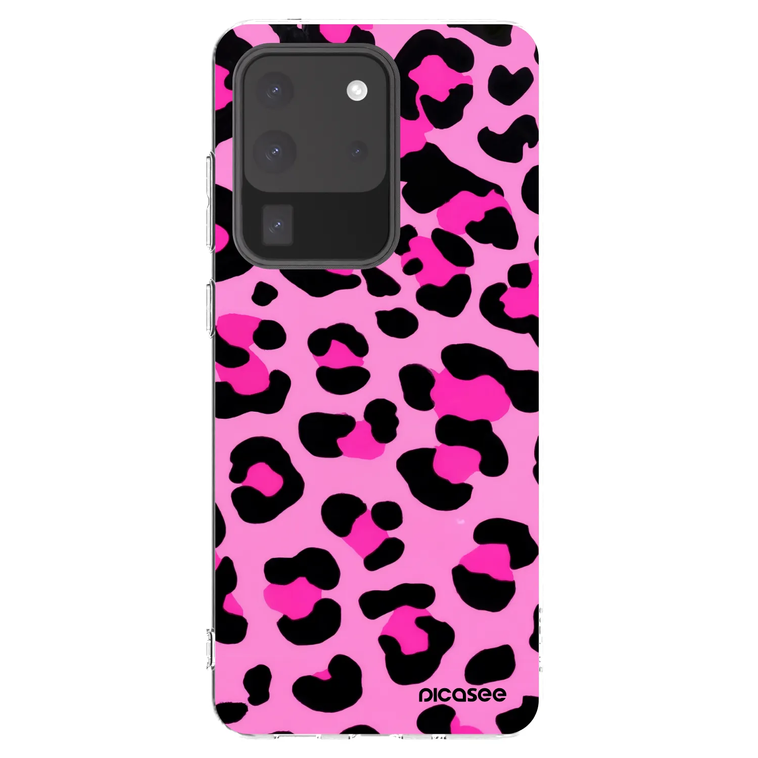 Picasee silikónový prehľadný obal pre Samsung Galaxy S20 Ultra 5G G988F - Pink Tiger