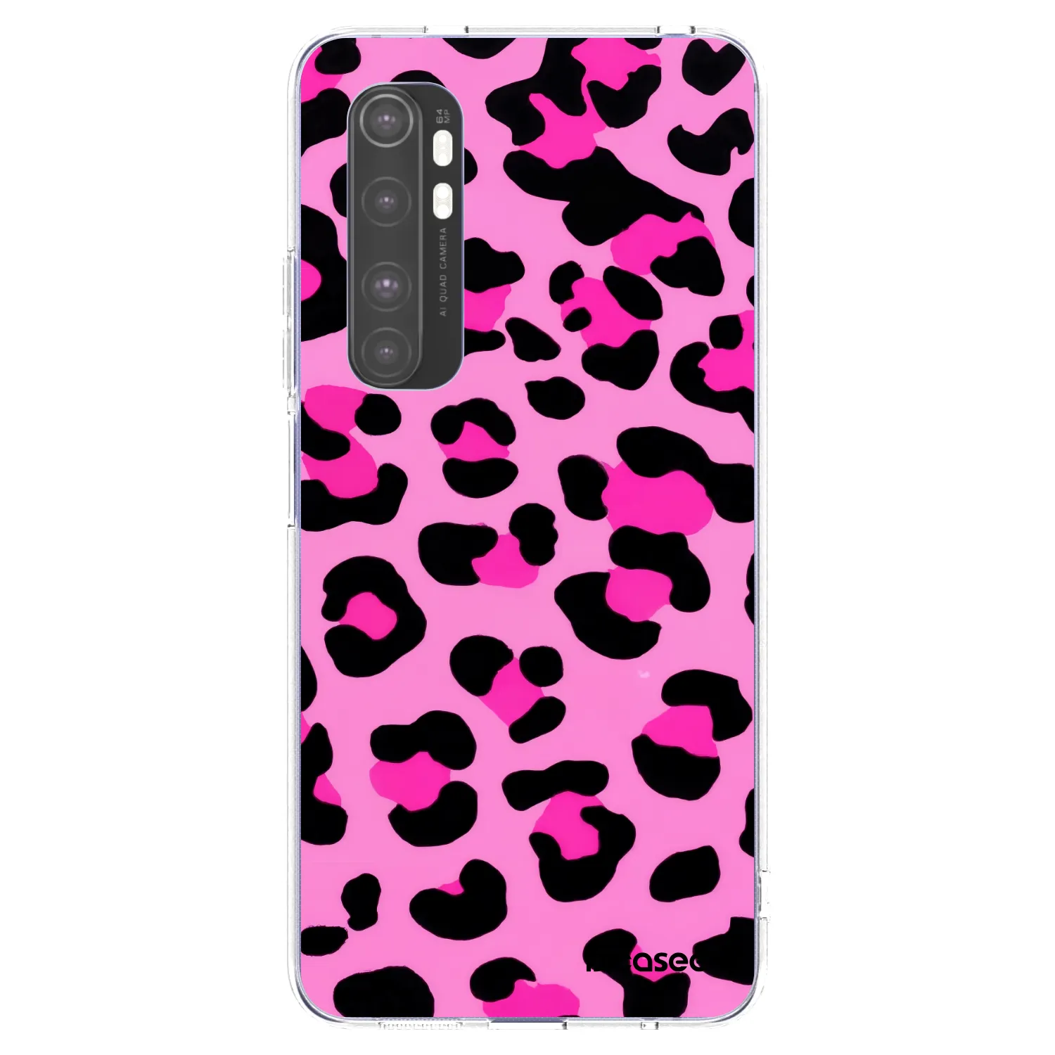 Picasee silikónový prehľadný obal pre Xiaomi Mi Note 10 Lite - Pink Tiger