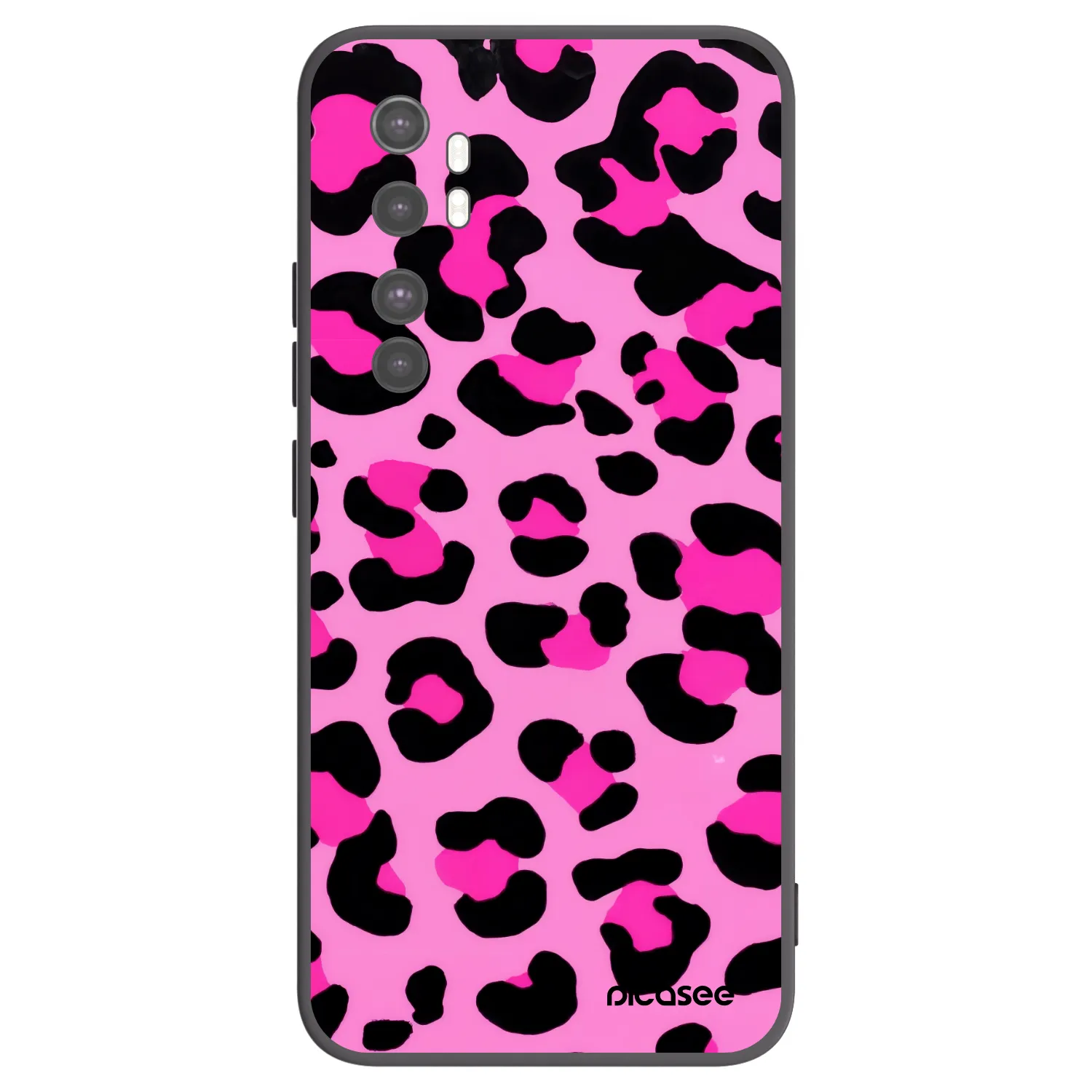 Picasee silikónový čierny obal pre Xiaomi Mi Note 10 Lite - Pink Tiger