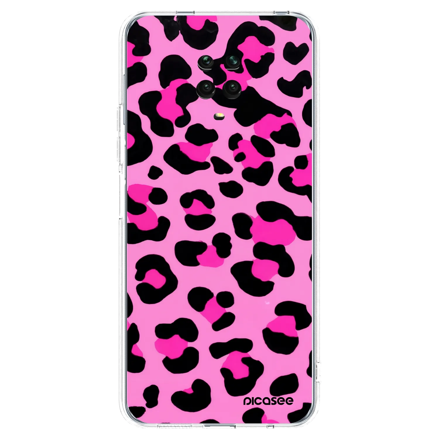 Picasee silikónový prehľadný obal pre Xiaomi Redmi Note 9S - Pink Tiger