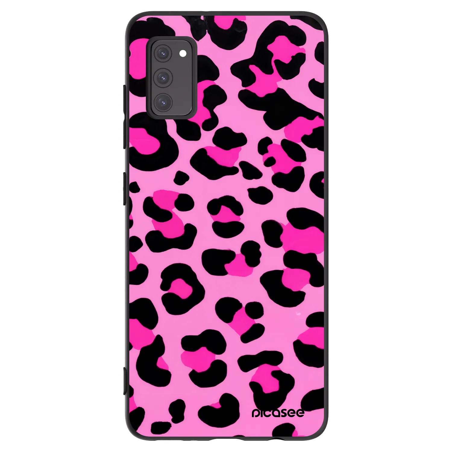 Picasee silikónový čierny obal pre Samsung Galaxy A41 A415F - Pink Tiger