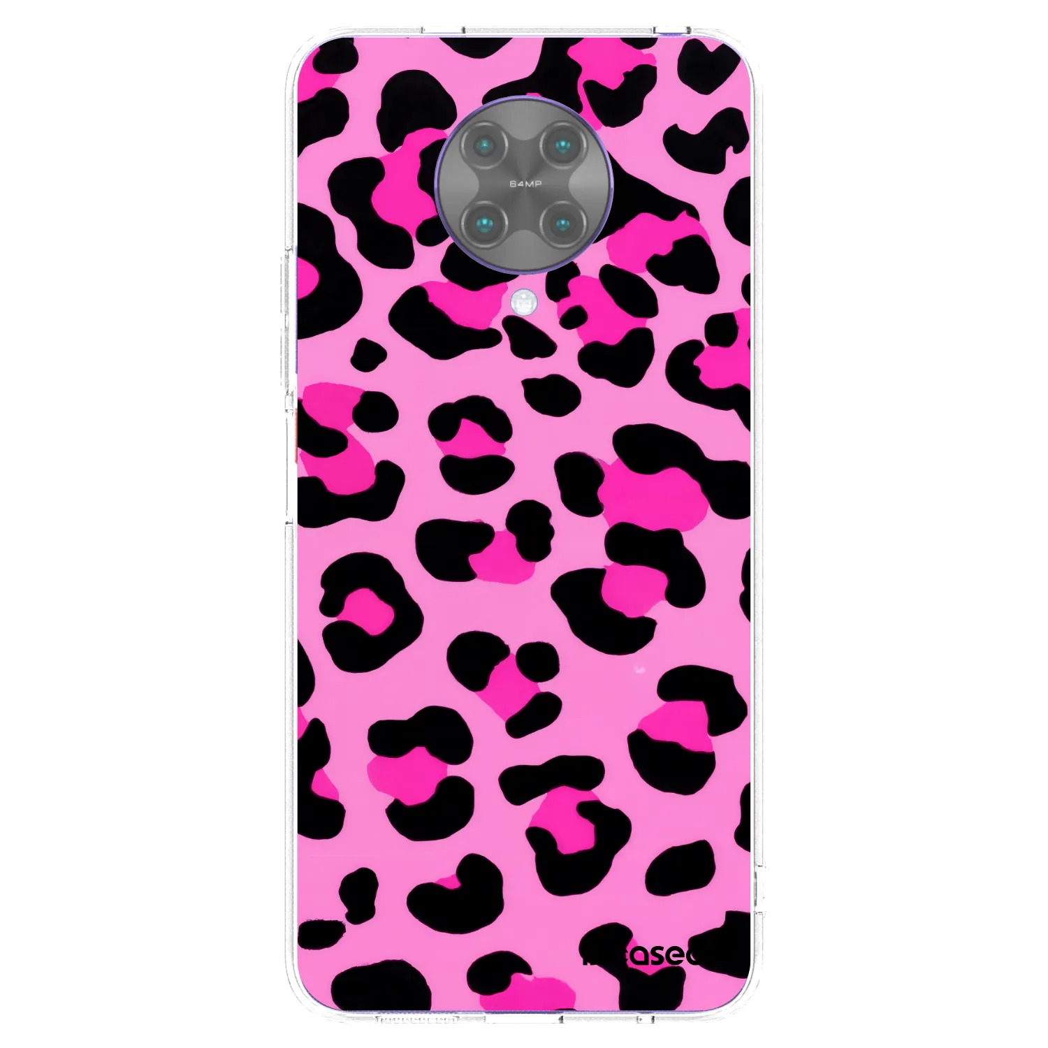 Silikónový prehľadný obal pre Xiaomi Poco F2 Pro - Pink Tiger