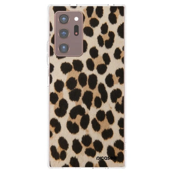 Picasee silikónový prehľadný obal pre Samsung Galaxy Note 20 Ultra - Brown Tiger