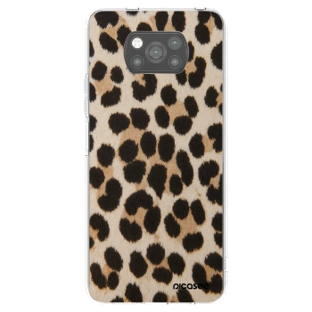 Picasee silikónový čierny obal pre Xiaomi Poco X3 - Brown Tiger