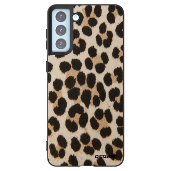 Picasee silikónový čierny obal pre Samsung Galaxy S21+ 5G G996F - Brown Tiger