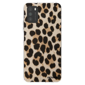 Picasee silikónový prehľadný obal pre Xiaomi Poco M3 - Brown Tiger