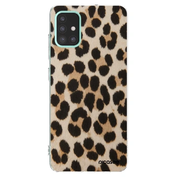 Picasee silikónový prehľadný obal pre Samsung Galaxy M31s - Brown Tiger
