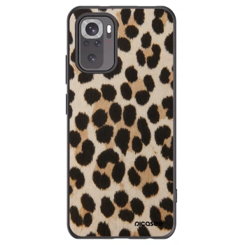 Picasee silikónový čierny obal pre Xiaomi Redmi Note 10 - Brown Tiger