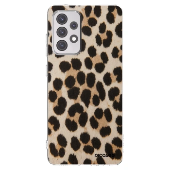 Picasee silikónový prehľadný obal pre Samsung Galaxy A52 5G A525F - Brown Tiger