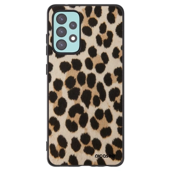 Picasee silikónový čierny obal pre Samsung Galaxy A72 A725F - Brown Tiger