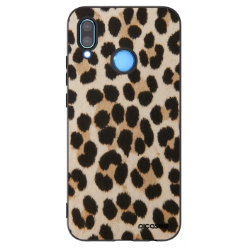 Picasee silikónový čierny obal pre Huawei P20 Lite - Brown Tiger