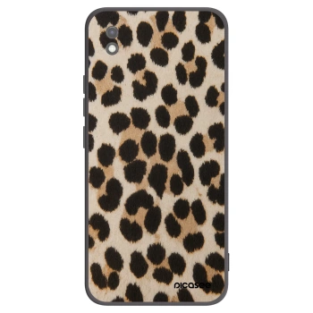 Picasee silikónový čierny obal pre Xiaomi Redmi 9AT - Brown Tiger