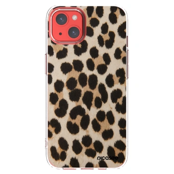 Picasee silikónový prehľadný obal pre Apple iPhone 13 - Brown Tiger