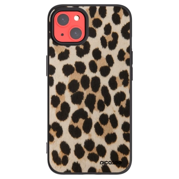 Picasee silikónový čierny obal pre Apple iPhone 13 - Brown Tiger