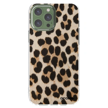 Picasee silikónový prehľadný obal pre Apple iPhone 13 Pro Max - Brown Tiger