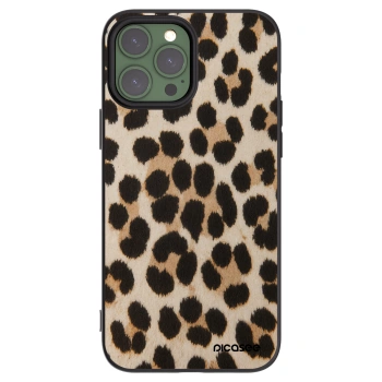 Picasee silikónový čierny obal pre Apple iPhone 13 Pro Max - Brown Tiger