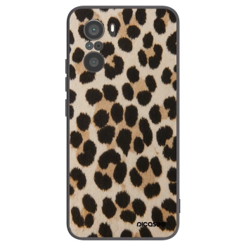Picasee silikónový čierny obal pre Xiaomi Poco F3 - Brown Tiger