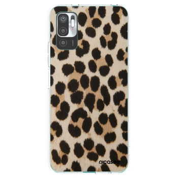 Picasee silikónový prehľadný obal pre Xiaomi Redmi Note 10 5G - Brown Tiger