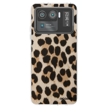 Picasee silikónový prehľadný obal pre Xiaomi Mi 11 Ultra - Brown Tiger