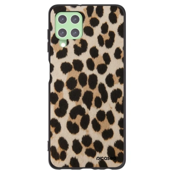 Picasee silikónový čierny obal pre Samsung Galaxy A22 A225F 4G - Brown Tiger
