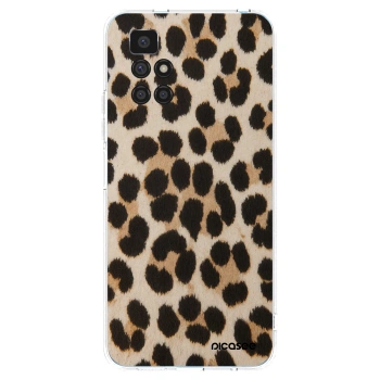 Picasee silikónový prehľadný obal pre Xiaomi Redmi 10 - Brown Tiger
