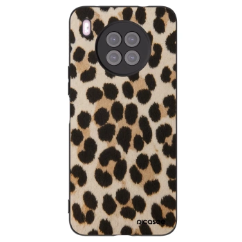 Picasee silikónový čierny obal pre Huawei Nova 8i - Brown Tiger
