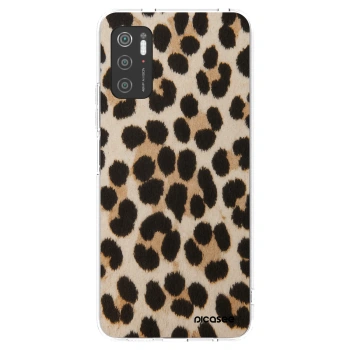 Picasee silikónový prehľadný obal pre Xiaomi Poco M3 Pro 5G - Brown Tiger