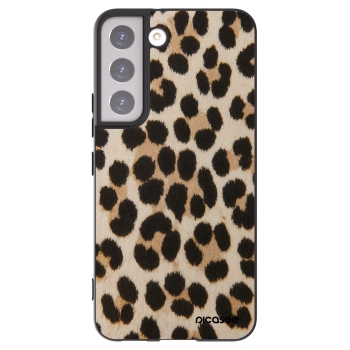 Picasee silikónový čierny obal pre Samsung Galaxy S22 5G - Brown Tiger