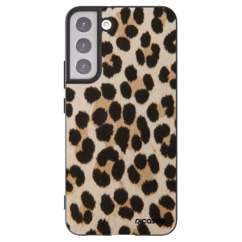 Picasee silikónový čierny obal pre Samsung Galaxy S22+ 5G - Brown Tiger