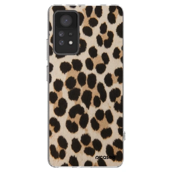 Picasee silikónový prehľadný obal pre Xiaomi Redmi Note 11 Pro 5G - Brown Tiger