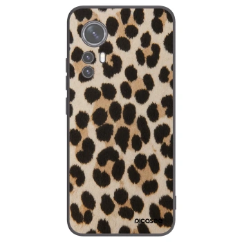 Picasee silikónový čierny obal pre Xiaomi 12 - Brown Tiger