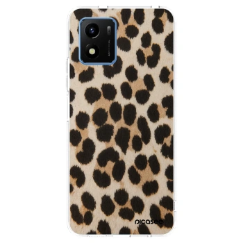 Picasee silikónový prehľadný obal pre Vivo Y01 - Brown Tiger