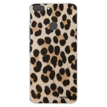 Picasee silikónový prehľadný obal pre Huawei P Smart - Brown Tiger