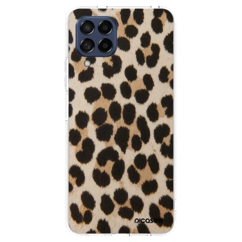 Picasee silikónový prehľadný obal pre Samsung Galaxy M53 5G - Brown Tiger