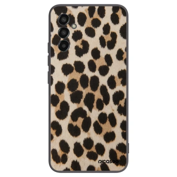 Picasee silikónový čierny obal pre Samsung Galaxy M13 M135F - Brown Tiger