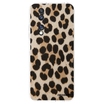 Picasee silikónový prehľadný obal pre Honor 70 - Brown Tiger