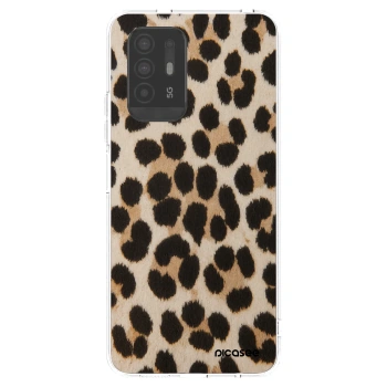 Picasee silikónový prehľadný obal pre OPPO A94 5G - Brown Tiger