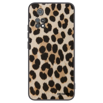 Picasee silikónový čierny obal pre Xiaomi Poco M4 Pro - Brown Tiger