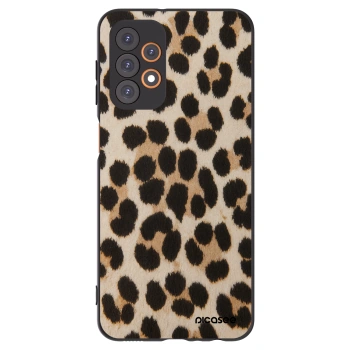 Picasee silikónový čierny obal pre Samsung Galaxy A23 A235F 4G - Brown Tiger
