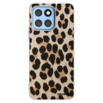 Picasee silikónový prehľadný obal pre Honor X8 5G - Brown Tiger
