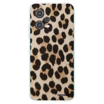 Picasee silikónový prehľadný obal pre Xiaomi Poco X5 - Brown Tiger