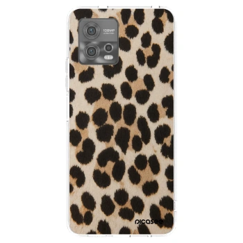 Picasee silikónový prehľadný obal pre Motorola Moto G72 - Brown Tiger