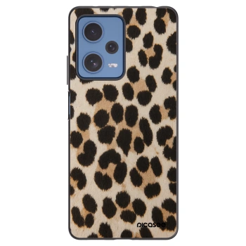 Picasee silikónový čierny obal pre Xiaomi Redmi Note 12 Pro 5G - Brown Tiger