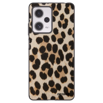 Picasee silikónový čierny obal pre Xiaomi Redmi Note 12 Pro+ 5G - Brown Tiger