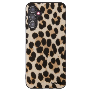 Picasee silikónový čierny obal pre Samsung Galaxy A14 5G A146P - Brown Tiger